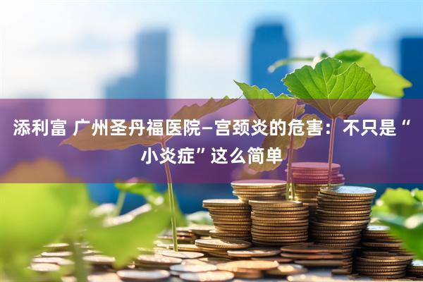 添利富 广州圣丹福医院—宫颈炎的危害：不只是“小炎症”这么简单
