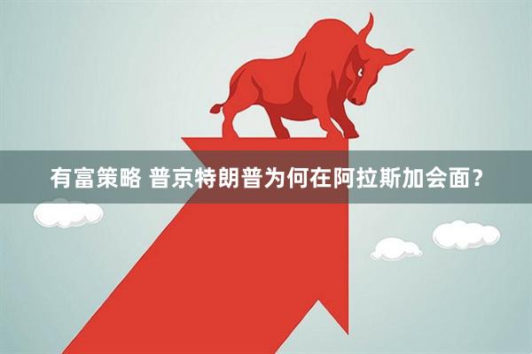 有富策略 普京特朗普为何在阿拉斯加会面？