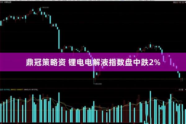 鼎冠策略资 锂电电解液指数盘中跌2%